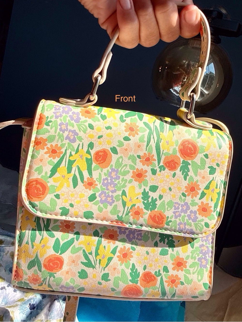 Floral Crossbody Clutch Purse